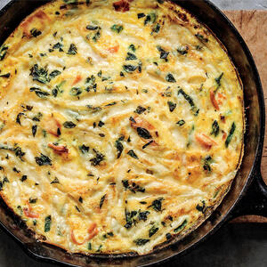An Easy Salmon Frittata You Can Make in 15 Minutes